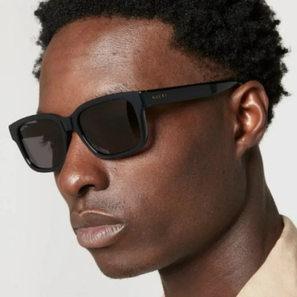 Gucci Men Sunglasses Black Square GG1583S 001 NEW AUTHENTIC